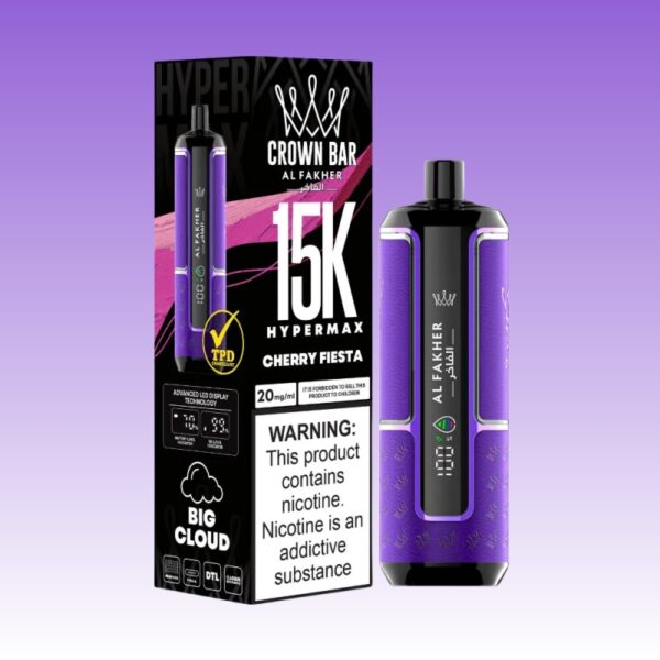 Buy Cheap Al Fakher Crown Bar Hypermax 15000 Puffs For Sale | Price €9,59 |  Wholesale