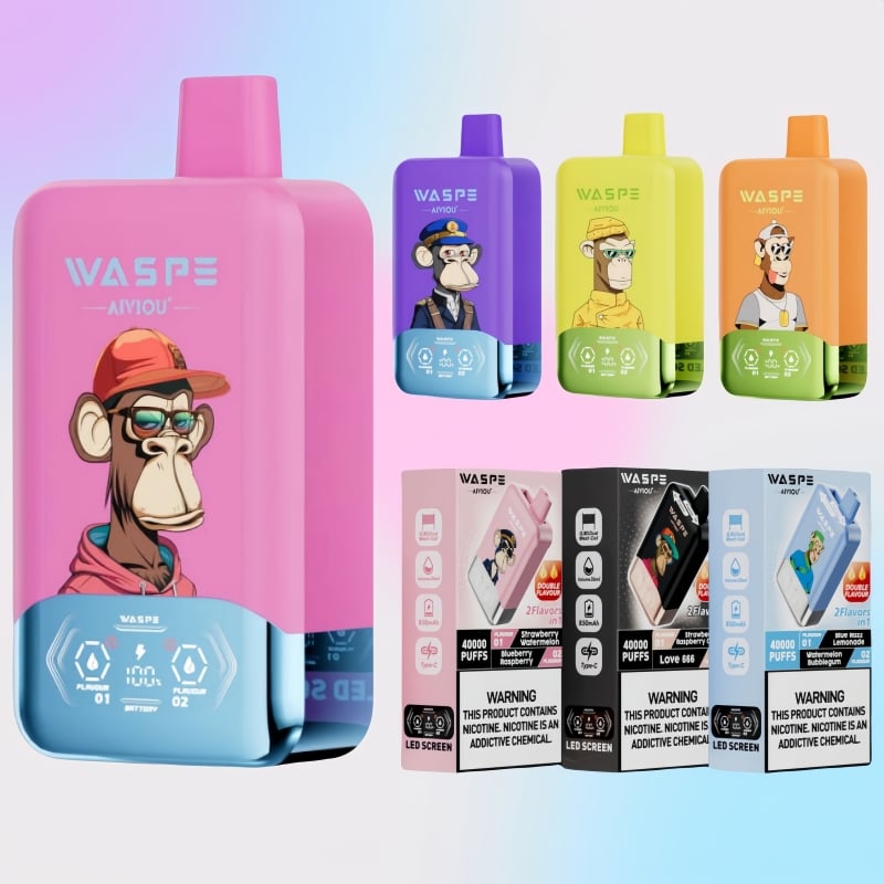 elfbar elfa kaufen WASPE Crystal Vape Puff 40k Dual Flavors Disposable Vape