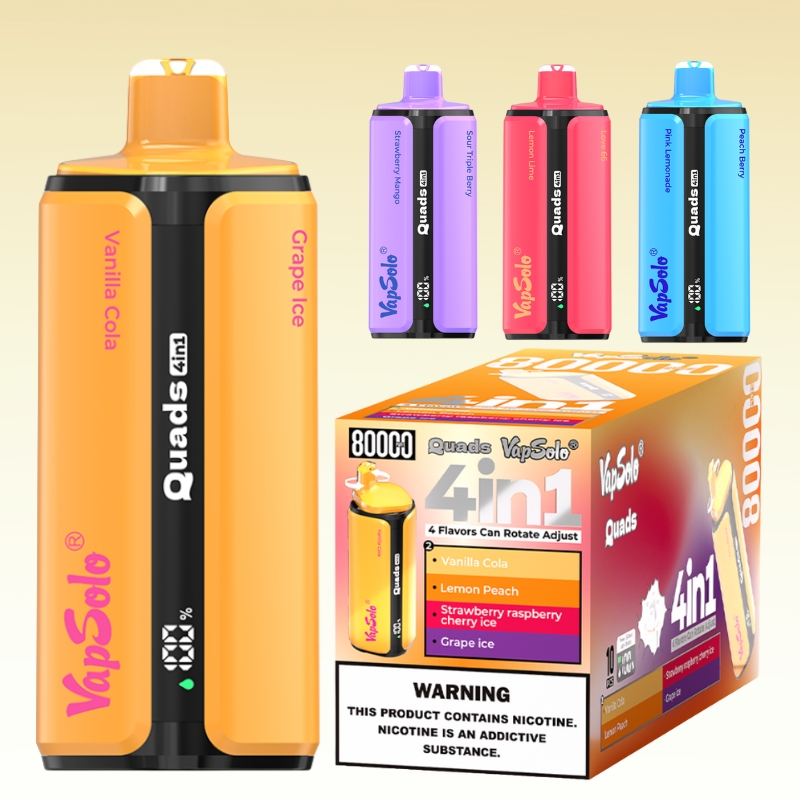 Buy Cheap Vapsolo Quads 80000 Puffs For Sale | Price 7,99 | Wholesale